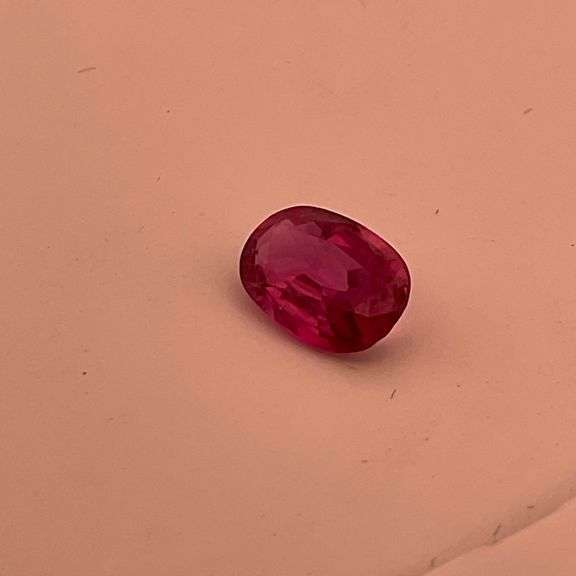 CERTIFIED NATURAL RUBY RED EXCELLENT IDEAL CUT OVAL