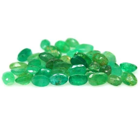 10.04ct 36 piece Zambian Emerald set