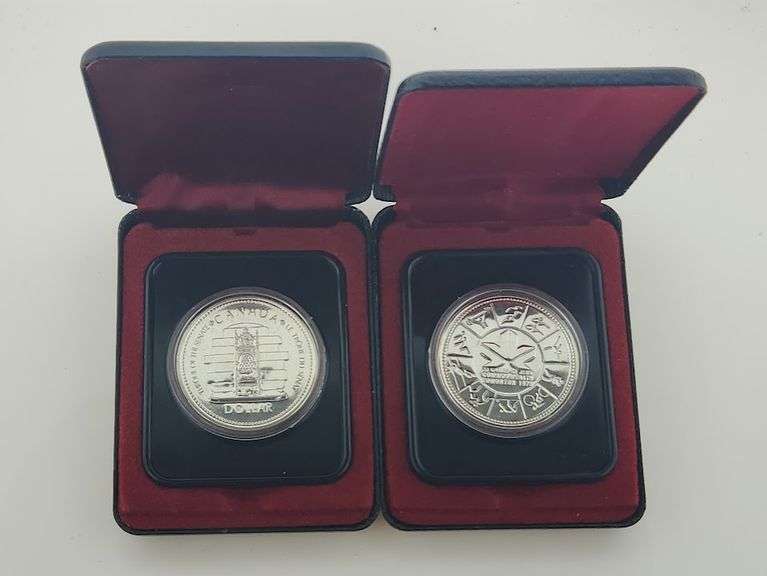 1977 Jubilee & 1978 XI Games Silver Canadian Dollars