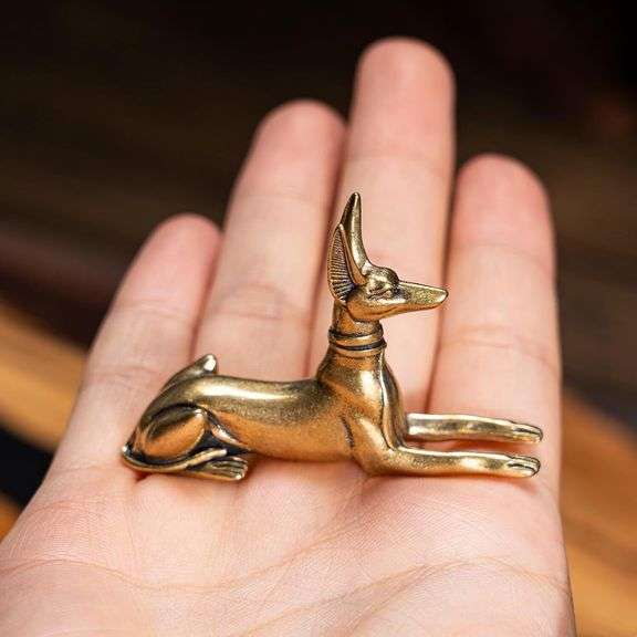 Brass Egyptian Pharaoh Hound