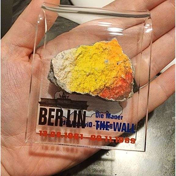 Authentic Berlin Wall Fragment with COA