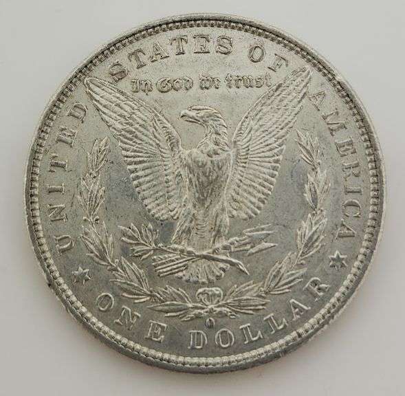 1880 O Morgan Silver Dollar, Toned