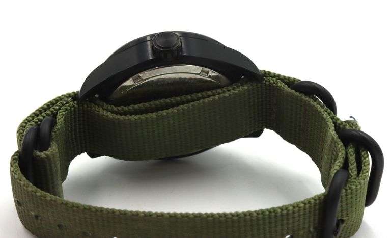 Citizen Eco Drive quartz chronograph military watch