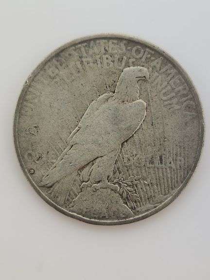 1935 S Silver Peace Dollar, Cleaned