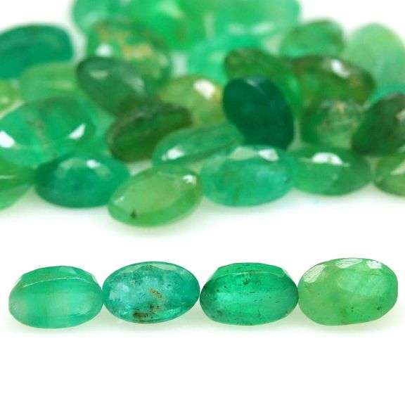 10.04ct 36 piece Zambian Emerald set