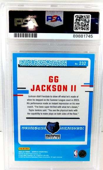 GG Jackson, II 2023 Basketball Card, 10 Gem Mint