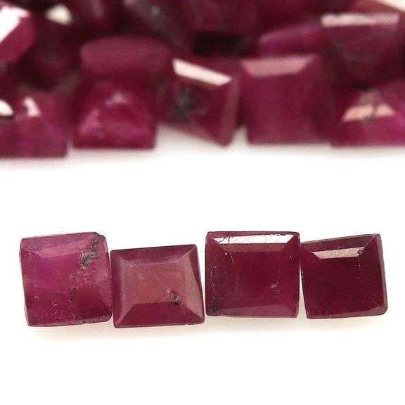 Rare heated only 6.57ct Ruby set from Madagascar