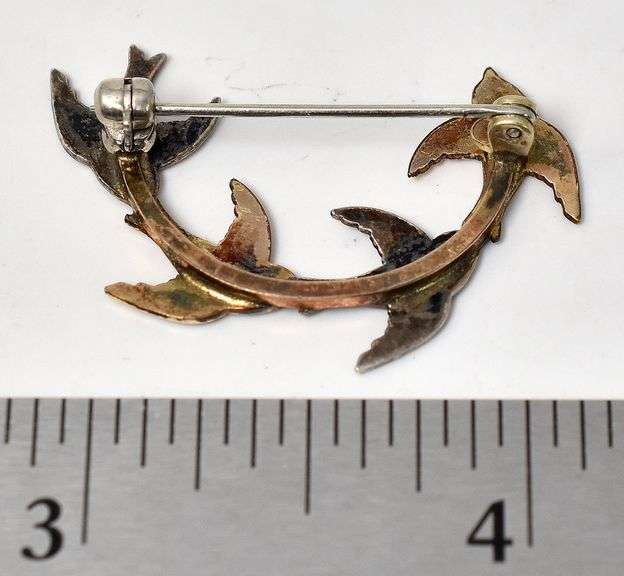 Bird Brooch in Sterling Silver
