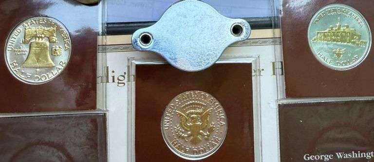 Gold Highlighted US Silver Halves