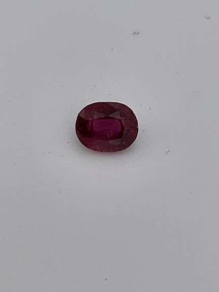 CERTIFIED NATURAL RUBY RED EXCELLENT IDEAL CUT OVAL