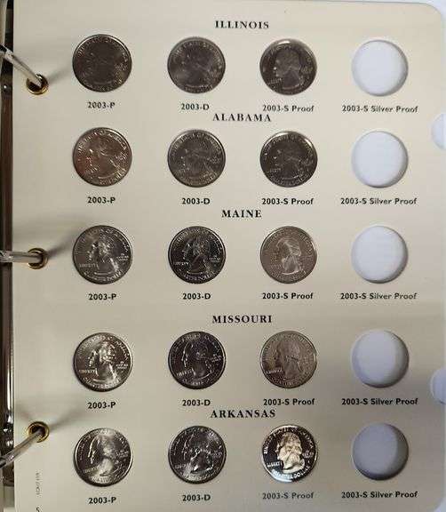 1999-2003 State Quarters Book