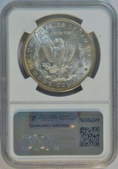 Satiny-white Gem BU 1898-O Morgan Silver Dollar. NGC MS65