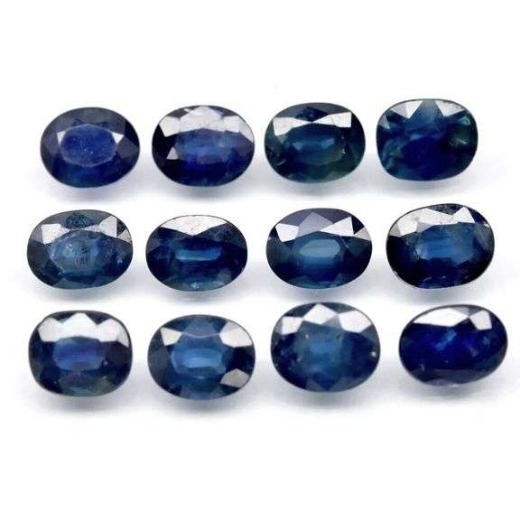 Collectors 5.73ct cobalt blue Australian Sapphire set!