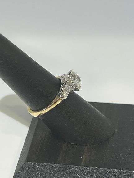 14k Gold Diamond Engagement Ring