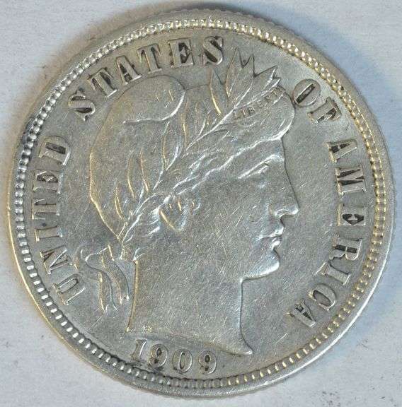 Scarce 1909-O Barber Head Dime in AU