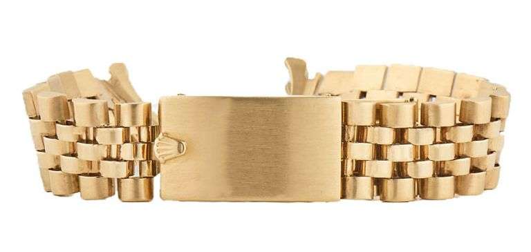 Vintage Factory Original 19MM Jubilee Watch Bracelet in 14K