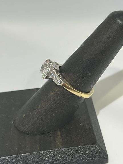 14k Gold Diamond Engagement Ring
