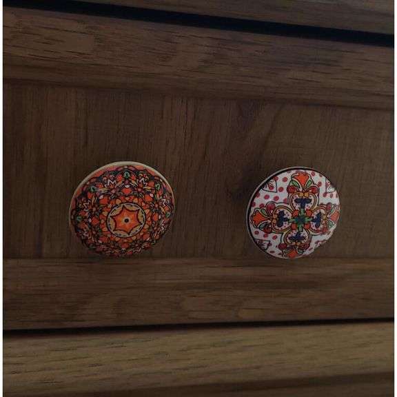 Lot of 10 Ceramic Drawer Pulls