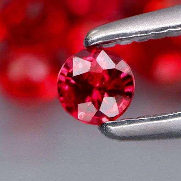 Eye poping 3.82cts of JEDI RED Songean Sapphires!