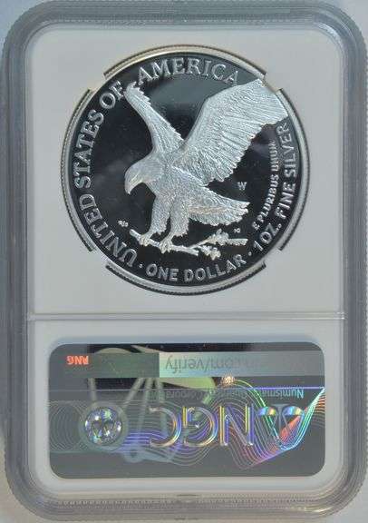 Flawless 2021-W $1 Silver Eagle. NGC PF70 Ultra Cameo, 1st Day Issue