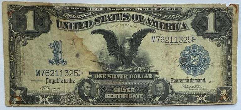 $1 1899 Black Eagle Silver Certificate