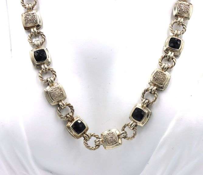 David Yurman diamond renaissance necklace