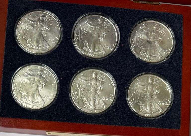 Visions of Liberty US Eagle Silver Dollars. Postal Comm Society issue