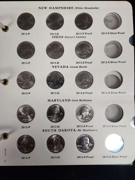 2010-2015 Complete National Parks Album Including Proofs