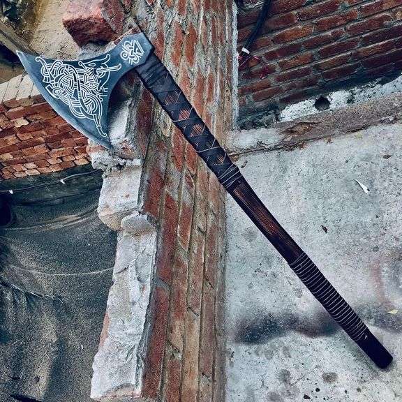 Handmade Bearded Viking Axe