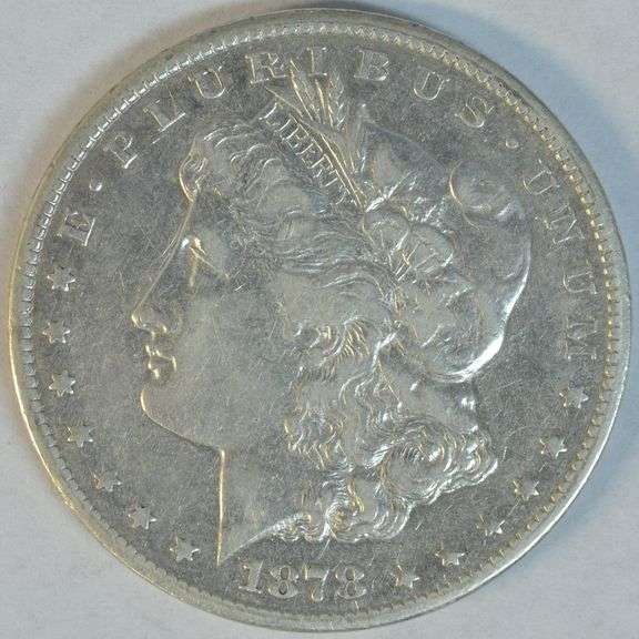 Scarce 1878-CC Morgan Silver Dollar