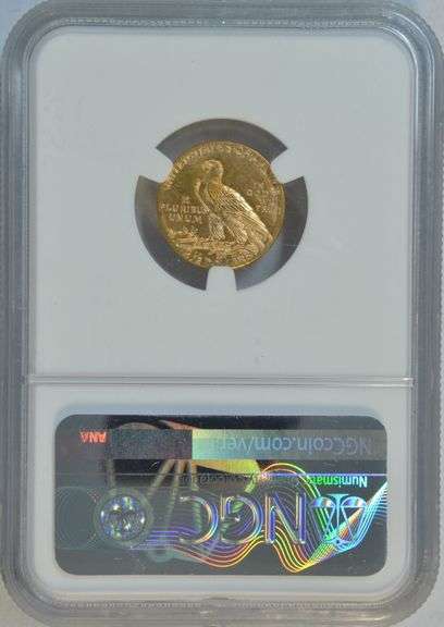 Blazing Choice BU 1925-D $2.50 Indian Gold Piece. NGC MS63