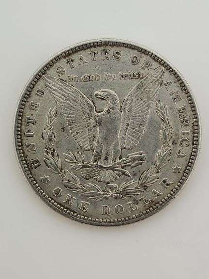 1887 Morgan Silver Dollar, Cleaned