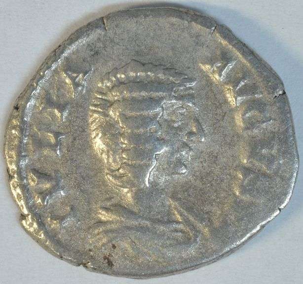 Popular Empress Julia Domna Roman Silver Denarius, 170-217 A. Nice
