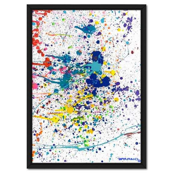 Untitled Abstract by Wyland Original