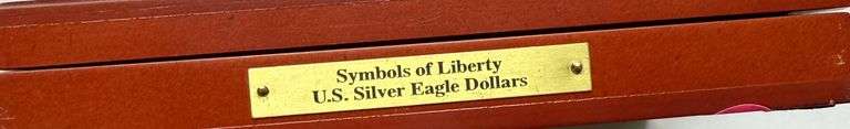 Visions of Liberty US Eagle Silver Dollars. Postal Comm Society issue