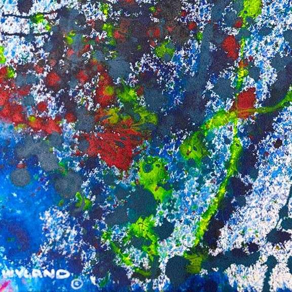 Untitled Abstract by Wyland Original