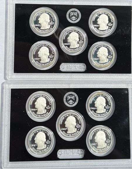 2017 18 US Silver America the Beautiful Quarters Proof Sets