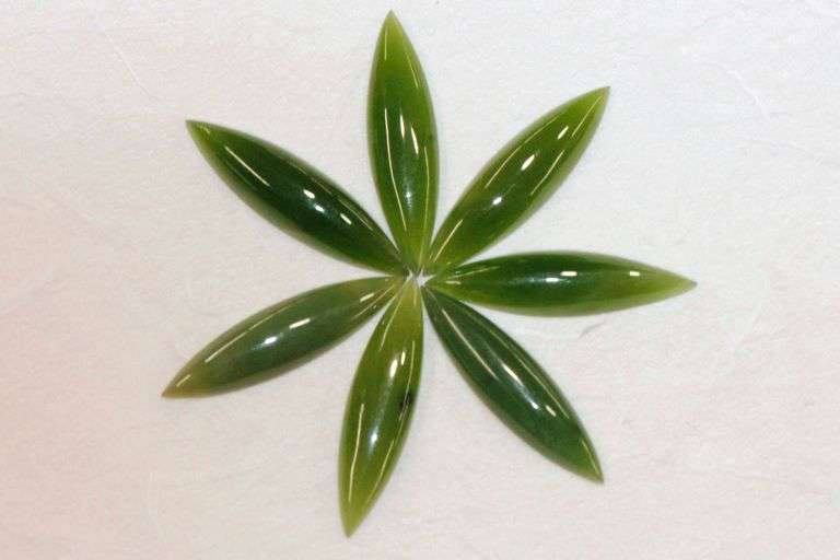 Vintage Natural Nephrite Jade - Lot of 7