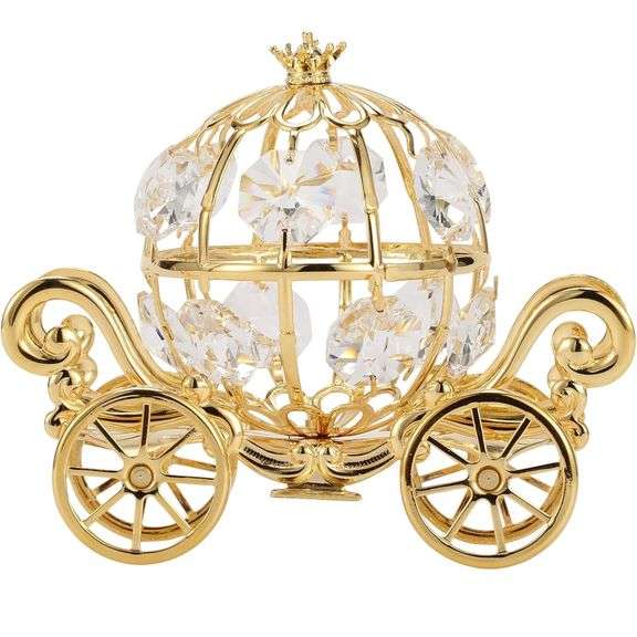 24K Gold-Plated Cinderella Pumpkin Coach