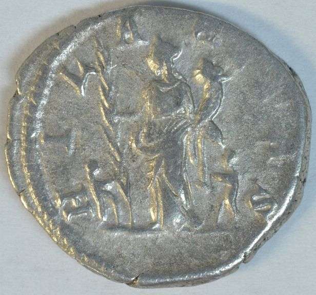 Popular Empress Julia Domna Roman Silver Denarius, 170-217 A. Nice