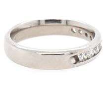 0.25ctw Diamond Channel Set Wedding Band Ring in Platinum