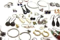 Group lot of vintage 925 sterling silver earrings