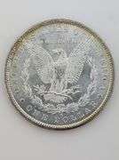 1880 S Morgan Silver Dollar, UNC Toned