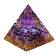 Orgone Amethyst Crystal Pyramid