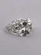 I.G.I CERTIFIED LOOSE DIAMOND 7.02 CARAT LAB GROWN PEAR SHAPE F-VS1