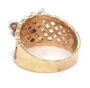 Fun 14K Butterfly of Diamonds Ring