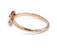 14kt Rose gold Na Hoku Plumeria ring