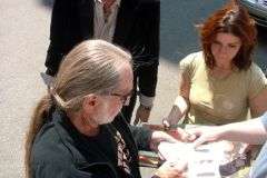 Willie Nelson Autographed Custom Graphics 1/1 Acoustic Guitar ACOA