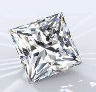 Dazzling 2.96 Ct Princess Cut Lab Simulated Diamond Solitaire
