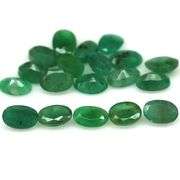 Heavy 8.25ct 19 piece Zambian Emerald set